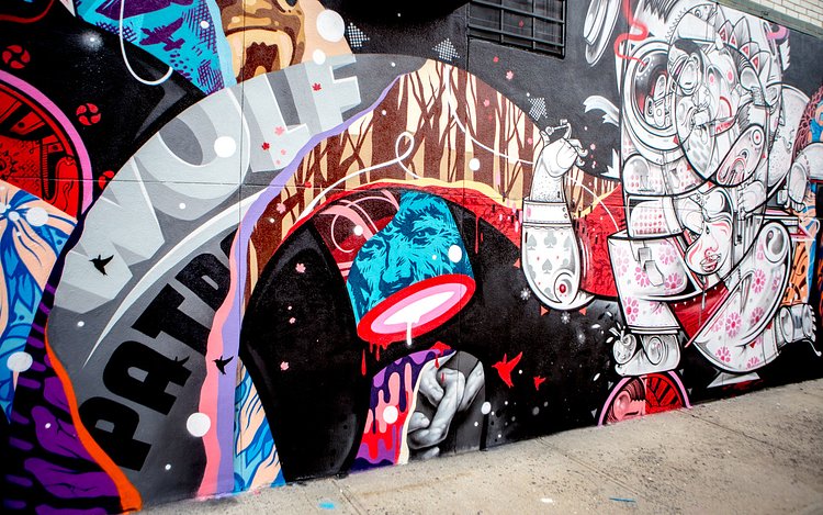 Tristan Eaton, HOW & NOSM, and Cyrcle All Worked Together on a New Mural in Williamsburg