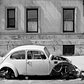 An abandoned Volkswagen on 109th Street between Central Park West and Manhattan Avenue. July 14, 1981.