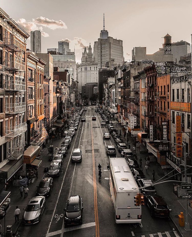 East Broadway, Chinatown, Manhattan.