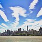 "Awesome clouds and an awesome view today from Randall's Island"