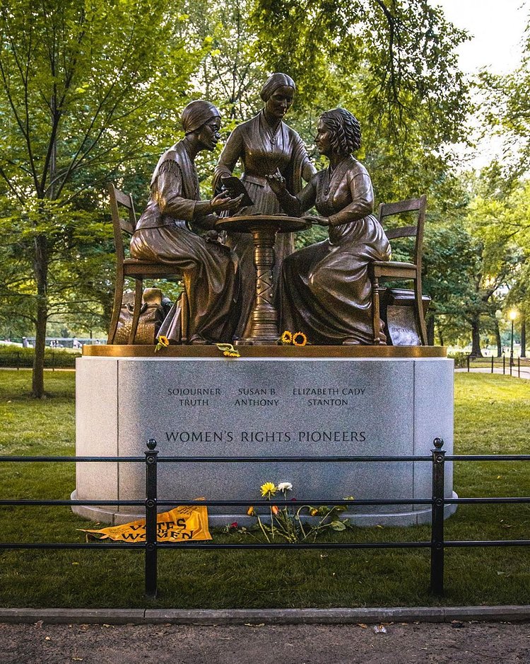 Women's Rights Pioneers, Central Park Mall, New York