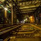 The 137th street subway yard is one of the few subway yards built in NYC that is entirely underground.