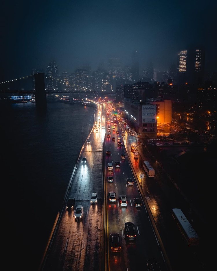Lower Manhattan from the Manhattan Bridge