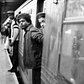 1980's: Members of the volunteer crime fighting organization, The Guardian Angels, patrol a subway car. The group was founded in 1979 in New York City in response to the increase in crime on the subway. 