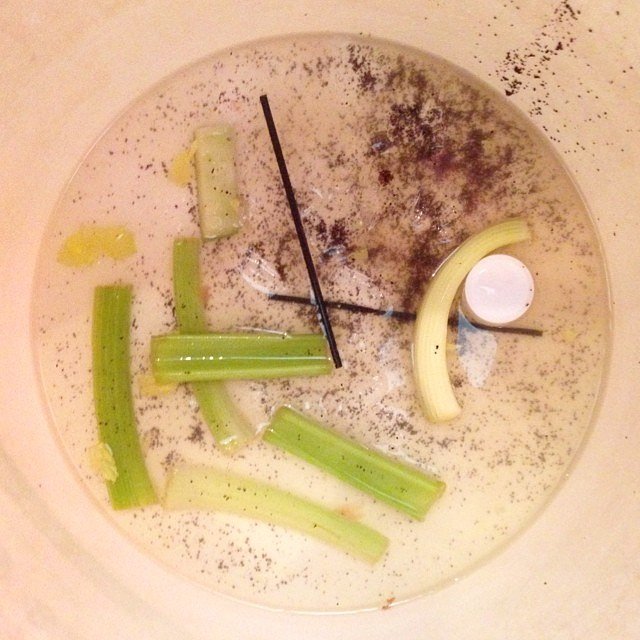 Slop Bucket series, brunch is the devil's meal, minimalist #slopart