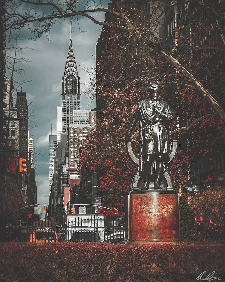 Chrysler Building from Gramercy Park, Gramercy, Manhattan