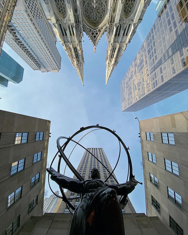 Prometheus Statue, Rockefeller Center, Manhattan