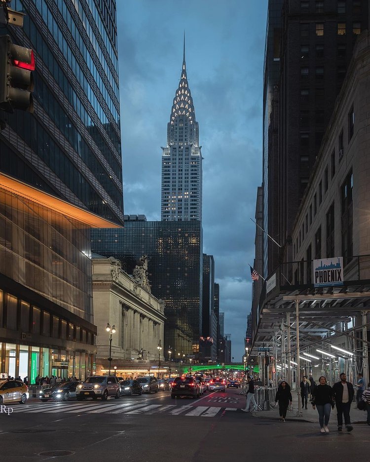 42nd Street and Chrysler Building, Midtown, Manhattan