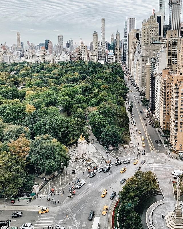 Columbus Circle and Central Park, Manhattan