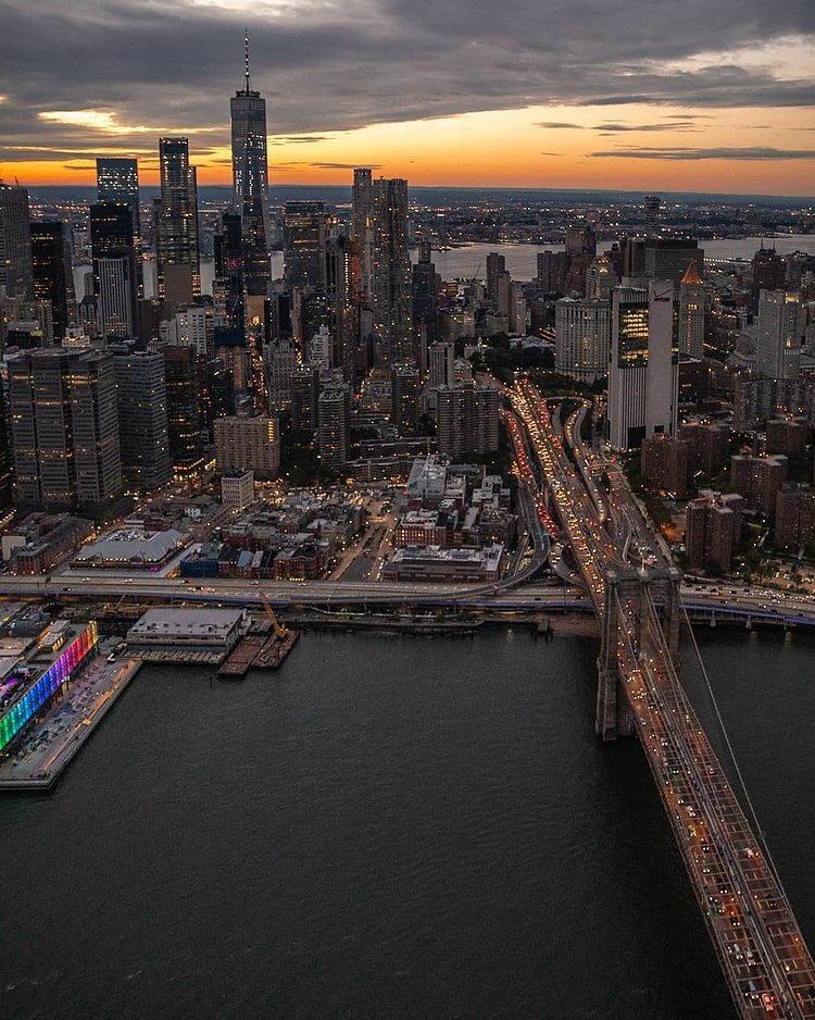 Lower Manhattan from Above East River