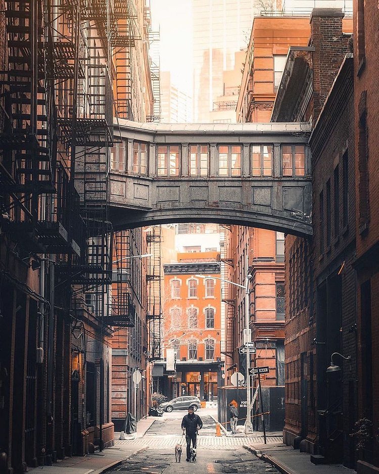 Staple Street Bridge, Tribeca, Manhattan.