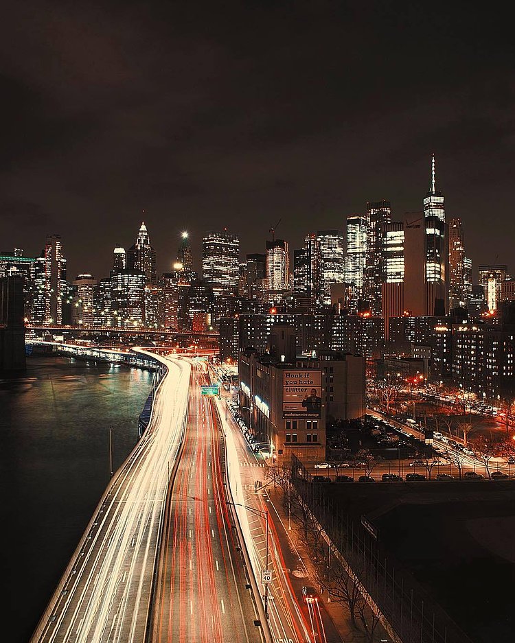 Lower Manhattan from Manhattan Bridge