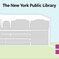 An illustration shows the addition of library stacks beneath the surface of the Bryant Park lawn.