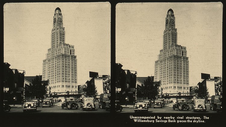 Raw Stereographic Image of Brooklyn, 1933