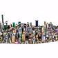 Midtown Manhattan, discarded electronics, 165x80cm