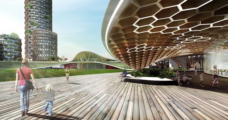 Proposal for future-proof condominiums on Pier 40 in Chelsea