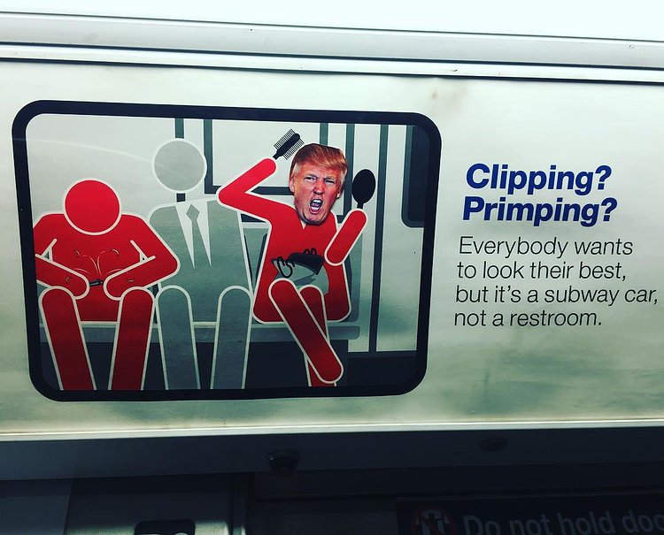 #newyorkcity #newyork #NYC #subway #mta #makeamericagreatagain #gofuckyourself #donaldtrump @realdonaldtrump @gothamist @gawker @huffingtonpost