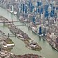 Aerial view of Roosevelt Island
