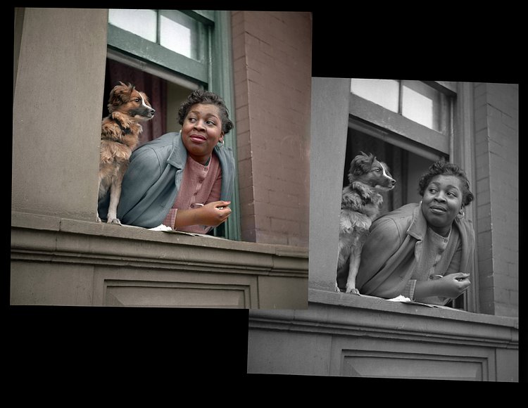 Side by side comparison