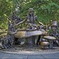 Alice in Wonderland, Central Park | A bronze sculpture depicting Alice in Wonderland in Central Park , New York.