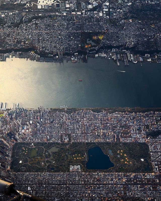 Hudson River, Upper West Side, and Central Park, New York