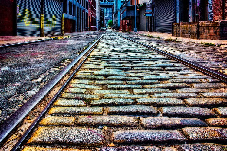 Cobblestone Tracks, Dumbo, Brooklyn