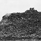 55-foot-tall mountain of waste, an accumulation of a single day of New York City garbage.
