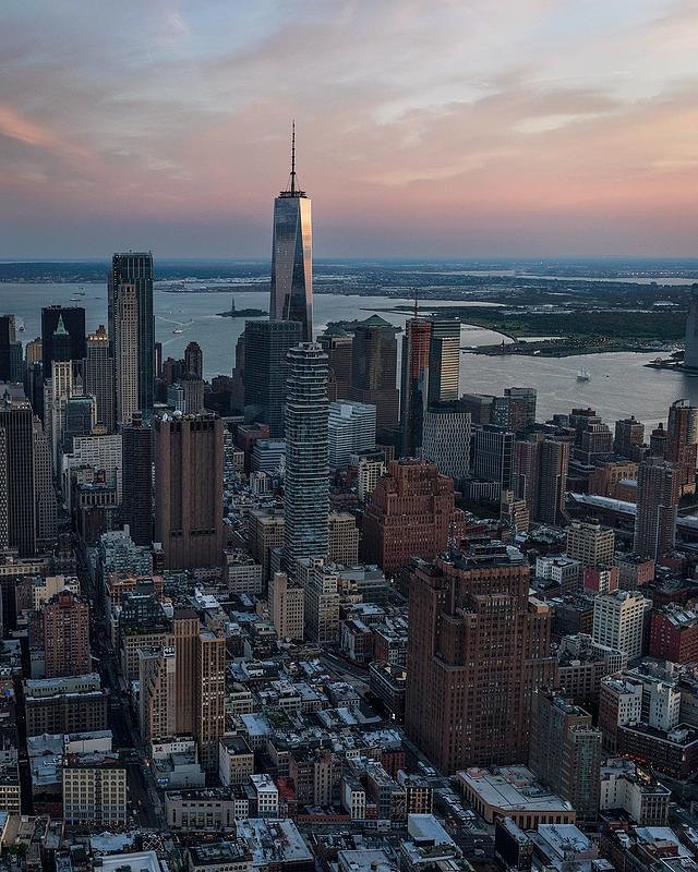 Sunset Over Lower Manhattan