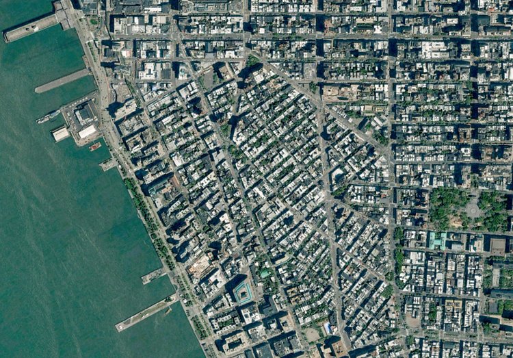 From Above, The Village Actually Looks Like a Little Village Unto Itself