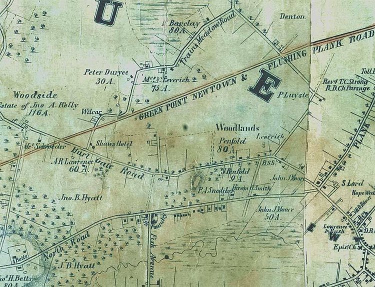 Woodside, Queens, 1852