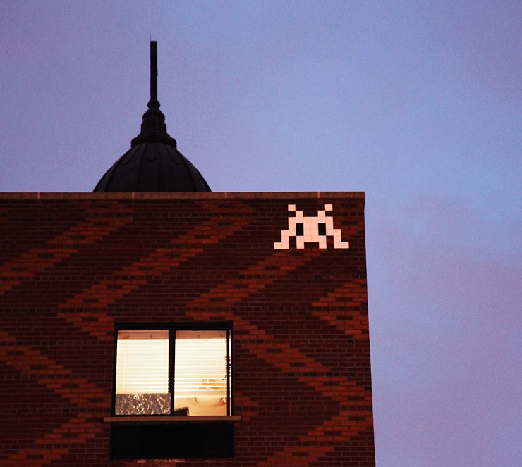 Invader. The L.I.S.A. Project. Manhattan, NYC.
