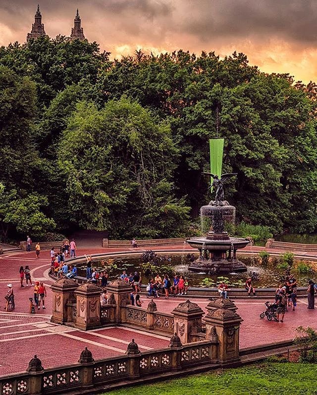 Bethesda Terrace, Central Park, New York. Photo via @kylenowinski_photos #viewingnyc #newyorkcity #newyork