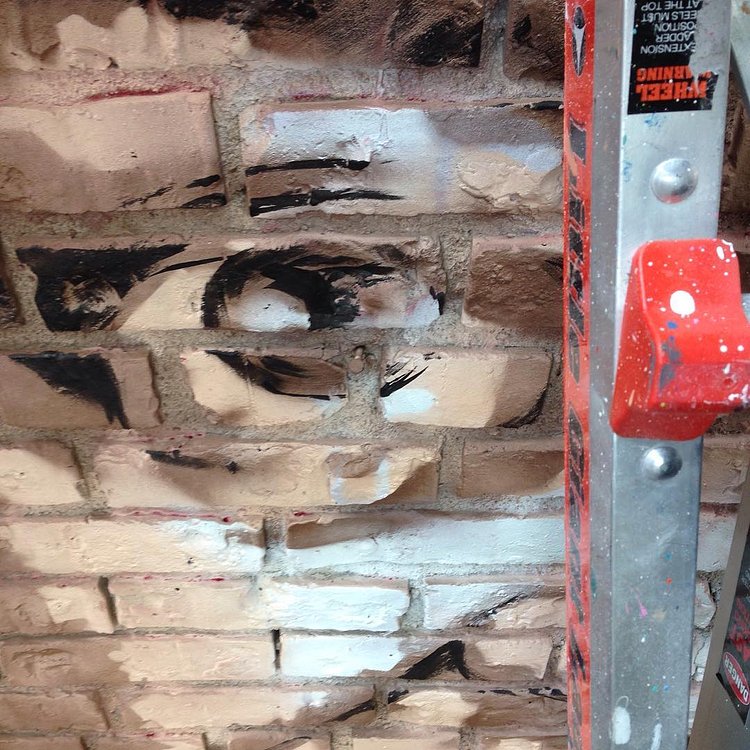 #rodneydangerfield #mural in the making #queens #kewgardens #literarypaitings @literarypaintings @501seestreets