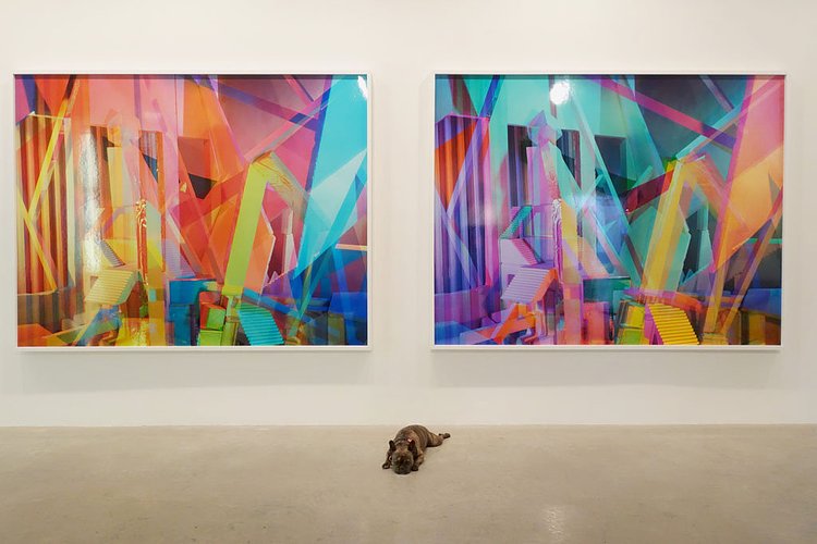 These are so colorful, I had to lie down. Ilaria Ortensi