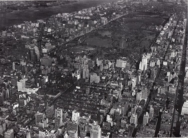 Midtown, Central Park, Upper West Side and Upper East Side, Manhattan, 1972