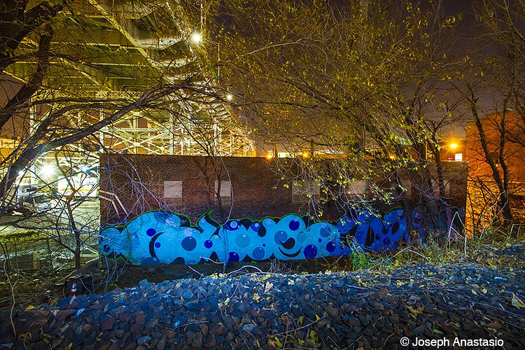 Serious graffiti art near 51st avenue – Looks to be the work of Dek and Glue