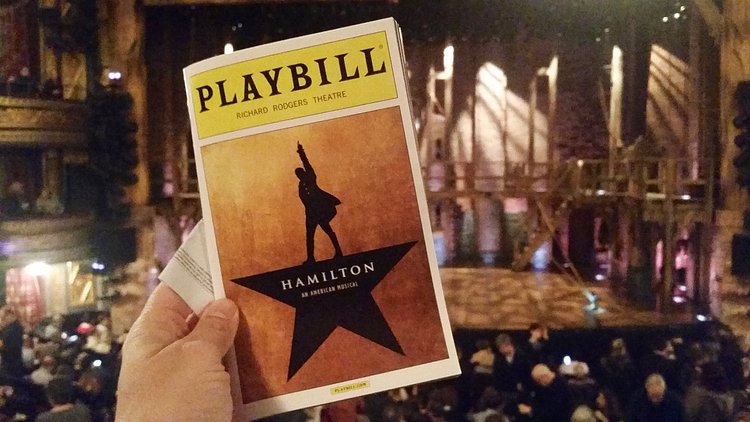 Hamilton | Ready to see "Hamilton" on Broadway! We got the tickets like six or seven months ago!