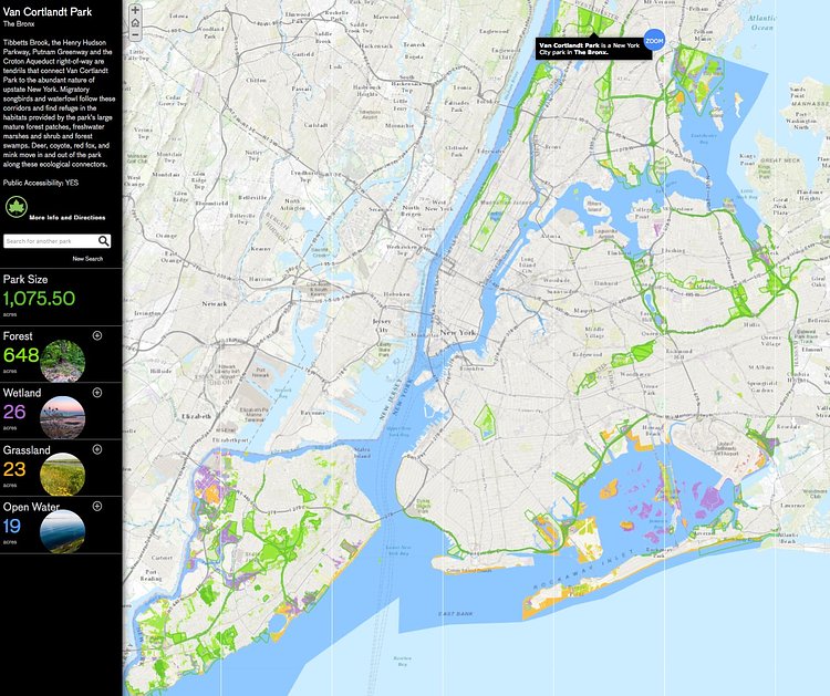 Natural Areas NYC (screenshot)