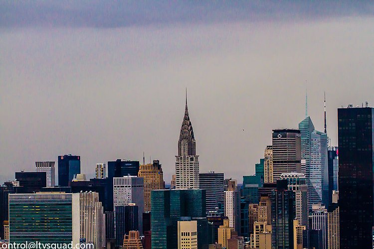 Chrysler, MetLife, and UN buildings