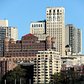 Brooklyn | From the East River, in the centre is the Jehovah's Witnesses Residence Hall, originally the Leverich Towers Hotel, designed by Starrett &amp; Van Vleck and completed in 1928.