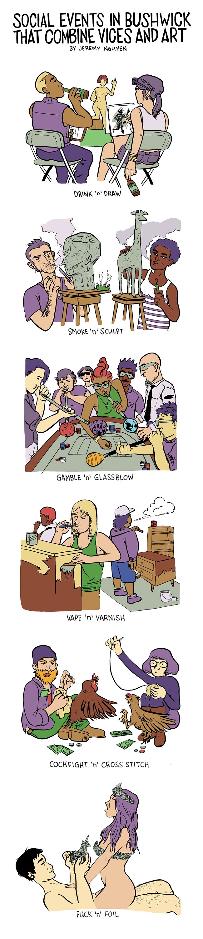 Social Events In Bushwick That Combine Vices and Art