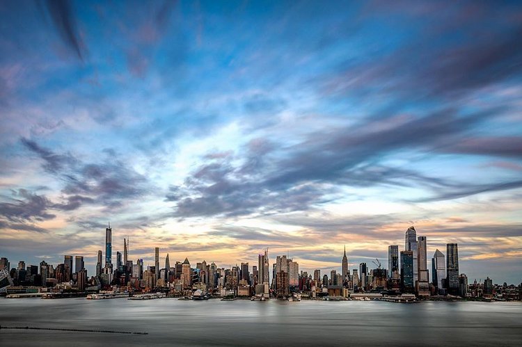 Midtown Manhattan Skyline as seen from New Jersey