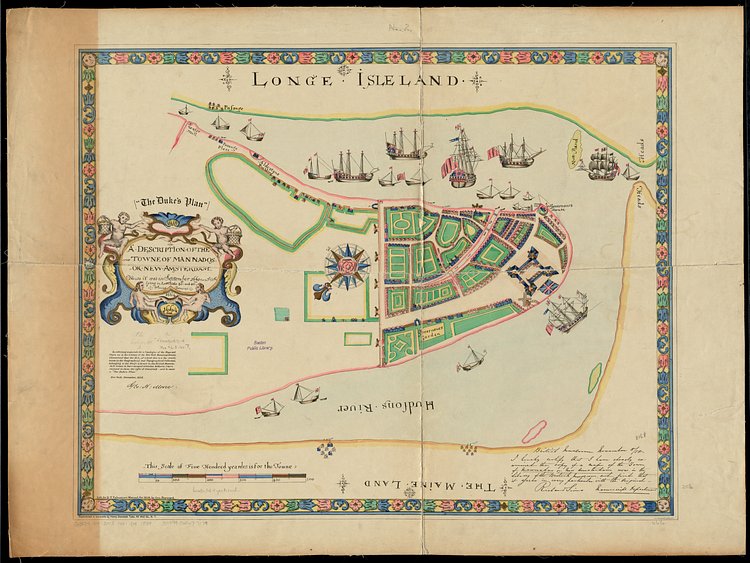 Duke's plan: A description of the towne of Mannados or New Amsterdam : as it was in September, 1661