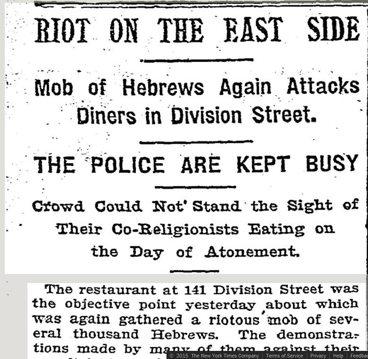 New York Times Report on Riots