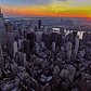 Sunrise from Empire State Building, Midtown, Manhattan