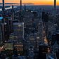 Sunrise from Empire State Building, Midtown, Manhattan