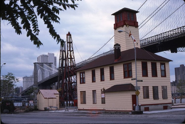 Images of the Fulton Ferry area in 1975