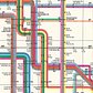 In 1972, Massimo Vignelli's famous, streamlined, version of the map debuted.
