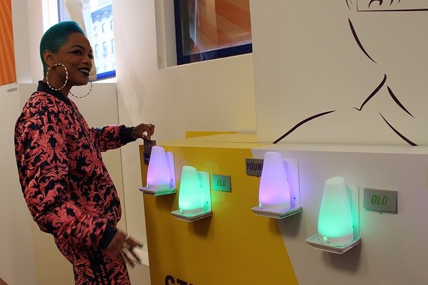 The "Youthful Scentsability" station.