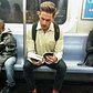 Whoa. This smoldering smokeshow stepped right off the pages of GQ and into my heart. That manly moustache almost makes me forget he has better hair than I do. When he puts down that book I hope he'll give me some tips #butjustthetips #hotdudesreading